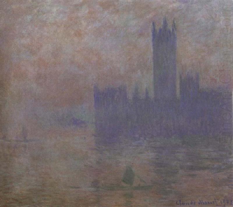 Houses of Parliament,Fog Effect, Claude Monet